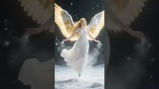 Angel Dispelling Winters Chill #virginmary #jesus #angel #avemaria #prayer #love #jesuschrist