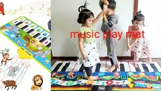 Musical play Mat for Kids // Kids' Piano Mat // Floor Music Mat for Toddlers // unboxing play Mat