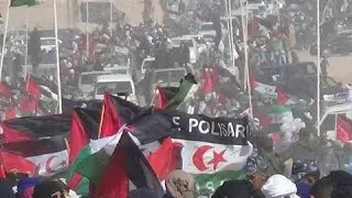 استقبال الشعب الصحراوي  لبان كي مون