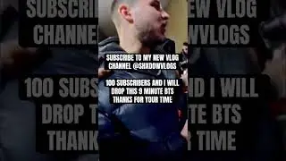 NEW VLOG CHANNEL! IF YOU SUPPORT ME PLEASE GO SUBSCRIBE ALL WE NEED IS 100 REAL 1&rsquo;s THIS DROPS #vlog