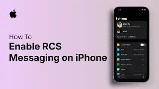 How to Enable RCS Messaging on iPhone