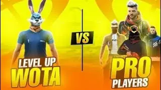 1vs 4 Game play || Level up wota VS pro players || POPULAR AP GAMER #freefire