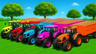 HARVEST NEW RED BEET & TRANSPORT ANIMALS WITH DEUTZ TRACTORS - Farming Simulator 25