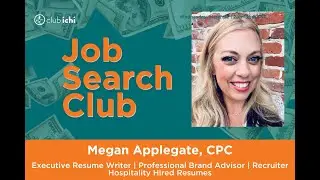 Job Search Club: Megan Applegate #JobSearchSupport