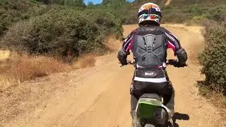 Nico Trail Ride on Dirt Bike