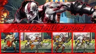 Mugen char Kratos all forms by Justin Kaiser