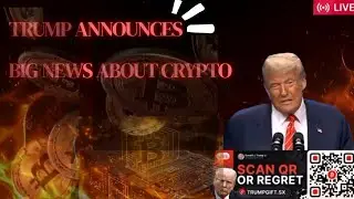 Trump's Big Crypto Announcement Today! [#CryptoNewsToday#CryptoUpdate#DonaldTrump] #trump 