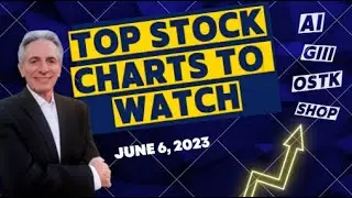 TOP CHARTS OF THE DAY FOR 6/6/23 &ndash; AI, GIII, OSTK, SHOP