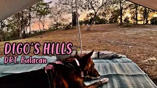 Dog car camping on a hill ⛺️ Digo&rsquo;s Hills 📍 Do&ntilde;a Remedios Trinidad, Bulacan