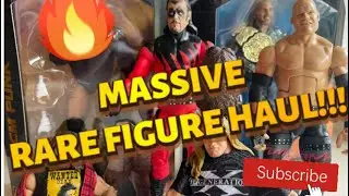 HUGE WWE AND AEW FIGURE UNBOXING!!!! RARE ELITES AND AEW FIGURES!!!