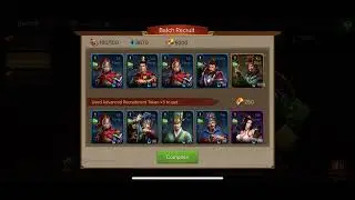 328 x Hero Recruitments and 101 x Advanced Recruitment + 1 x SP HERO! Happy New Year 2026