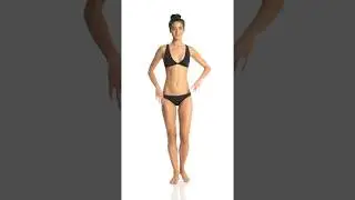 Eidon Solid Rooney Fixed Triangle Bikini Top | SwimOutlet.com