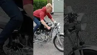 Moto Kick Start Norvin Norton +Vincent