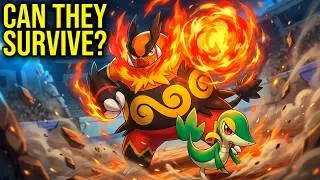 Snivy & Tepig vs Emboar & Heatmor「AMV」Twin heade