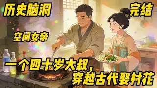 《一个四十岁大叔，穿越古代娶村花 》历史#穿越#空间#张枫楚提前回老家过年，为躲避村口“情报站”，翻山越岭走小路回家不小心摔下山坡，意外传承药神玉佩空间，穿越古代的村花家里面，从此开启两界物资互换