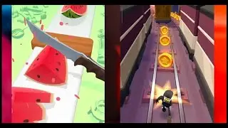 Subway surfer or stack smash in Mini Phone 🌿🪻🌿