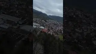 Burg in Lenningen mit fpv gefilmt