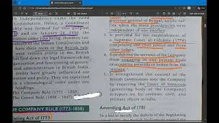 1. Historical background- The company rule