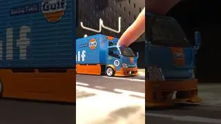 SICK Micro Turbo Gulf Custom Truck!🥵🔥#microturbo #diecast #truck #gulf #164scale #jdm
