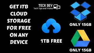 Get 1TB Cloud Storage for free on any device techdev98 