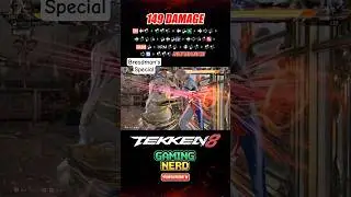 149 DAMAGE | Leroy Smith Combo Tekken 8 Season 2 #tekken8 #shorts #youtubeshorts