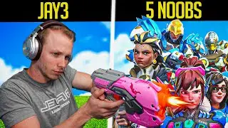 Смогут ли 5 ​​нубов победить Jay3? (Overwatch 2 IMPOSSIBLE Challenge)