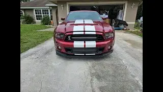 White Stripe Install - GT500 from Big Worm Graphix