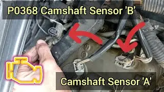 P0368 Camshaft Position Sensor B circuit #p0368 #p0343 #toyota 