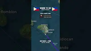 🇵🇭Cebu to Manila🇵🇭 | Flight Route ✈️🗺️