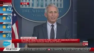 1st case of omicron COVID variant found in San Francisco
