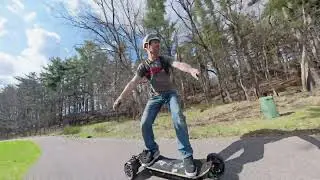 Ripping up The Dells! Ride hard, Hit hard#eboard #electricskateboarding #eskate #lovinglife #wipeout
