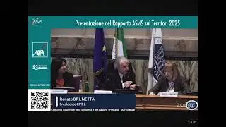 Rapporto ASviS sui Territori 2025 - L'intervento del presidente Brunetta