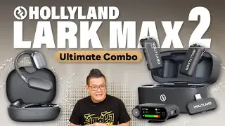 Hollyland Lark Max 2 ไมค์ไร้สาย 32-bit Float คุณภาพเสียงระดับสตูดิโอ พร้อมหูฟังมอนิเตอร์ในตัว