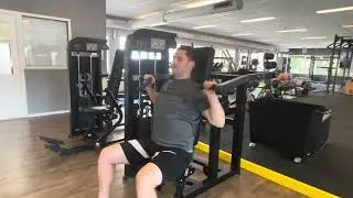 Skulderpress maskin