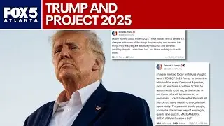President Trump and Project 2025 proposed agenda | FOX 5 News