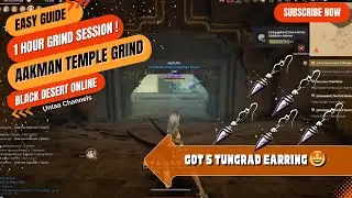 Aakman Temple Secrets Exposed: 1 Hour Grind Adventure Unveiled! - Black Desert Online!