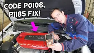 FIX CODE P0108, P1185 DODGE DART, CHRYSLER 200 JEEP CHEROKEE RENEGADE COMPASS, FIAT 500X, PROMASTER