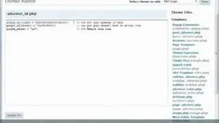 Setting up AdSense on a WordPress Site