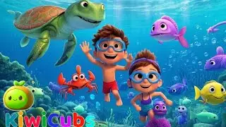 Sea Animal Song | ⁨@KiwiCubs Nursery Rhymes | Kids Songs