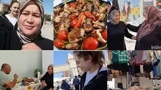 MEDİNEYLE ALIŞ VERİŞ YAPTIK YENİ CİCİLER🥰pazar gezmesi çocuk kaybolmuş mangal tadında oldu