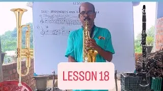 LESSON 18 : ORNAMENTS & Gb MAJOR SCALE//#music #saxophone #education