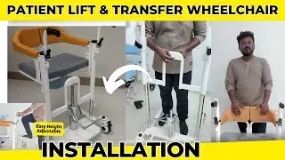 Installation of Hydraulic Transfer Wheel chair - Easy Height Adjustable Transfer Chair - VSM Kare
