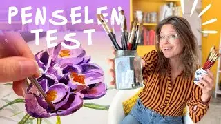 Beste penselen voor een krokus schilderen? Ik test ze allemaal!