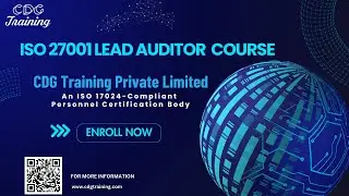 Become an ISO 27001 Lead Auditor with CDG Training Private Limited |  Get Course Link Below |