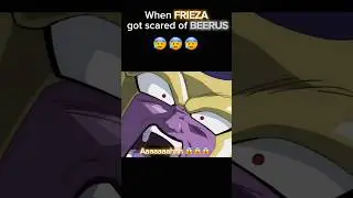 Frieza meets Beerus for the first time 😰😰😰#dragonball