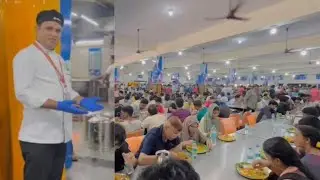 Srm Mess First Year Student Parents Vip party In Food Service 2024  || Menagement || Chef Elias