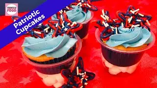 How to Make Red, White, Blue Cupcakes - Today's Creative Food