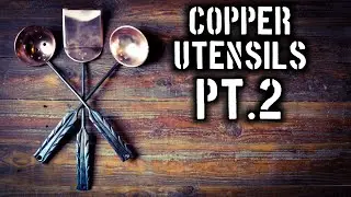 Forging Kitchen Utensils PART 2 Handle Detail // Blacksmith Projects for the Kitchen!