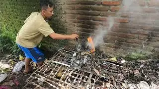 Burning Big Pile of Junk