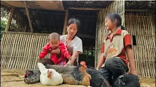 Full video of mother and daughter building a house